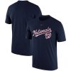 HighQuality Washington Nationals Nike Batting Practice Logo Legend Performance T Shirt Navy