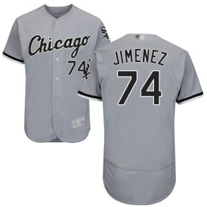HighQuality White Sox #74 Eloy Jimenez Grey Flexbase Authentic Collection Stitched MLB Jerseys