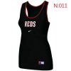 HighQuality Women's Nike Cincinnati Reds Tri Blend Racerback Stretch Tank Top Black