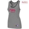 HighQuality Women's Nike Cleveland Guardians Tri Blend Racerback Stretch Tank Top Light Grey Sports enthusiasts seize this opportunity Order now to feel the game excitement
