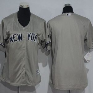 HighQuality Yankees Blank Grey Women's Road Stitched MLB Jersey Limited stock Order now to show your love for your team