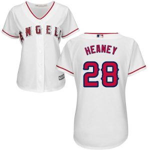 Impressive Angels #28 Andrew Heaney White Home Women's Stitched MLB Jersey For a short time available Grab yours quickly to own a team jersey