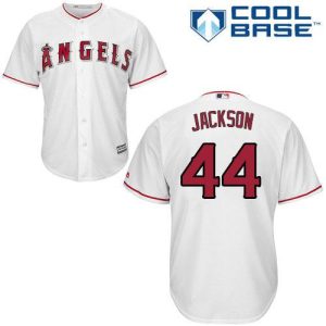 Impressive Angels #44 Reggie Jackson White Cool Base Stitched Youth MLB Jersey Limited stock Order now to show your love for your team