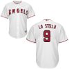 Impressive Angels #9 Tommy La Stella White Cool Base Stitched Youth MLB Jersey With high demand Don't miss out Order now to wear your team colors