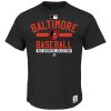 Impressive Baltimore Orioles Majestic Big & Tall Authentic Collection Team Property T Shirt Black
