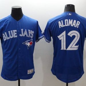Impressive Blue Jays #12 Roberto Alomar Blue Flexbase Authentic Collection Stitched MLB Jersey