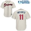 Impressive Braves #11 Ender Inciarte Cream Cool Base Stitched Youth MLB Jersey For a short time available Grab yours quickly to own a team jersey
