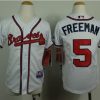 Impressive Braves #5 Freddie Freeman White Cool Base Stitched Youth MLB Jersey Be among the first buyers Order now to enjoy top notch quality