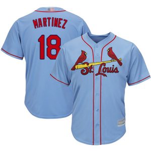 Impressive Cardinals #18 Carlos Martinez Light Blue Cool Base Stitched Youth MLB Jersey Sports fans this is your chance Order soon to be part of the action