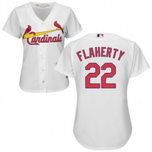 Impressive Cardinals #22 Jack Flaherty White Home Women's Stitched MLB Jersey Hurry Exclusive offer Place your order immediately for a great jersey