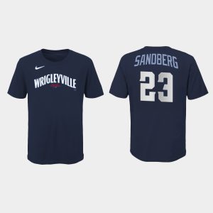 Impressive Chicago Cubs #23 Ryne Sandberg Youth Nike 2021 City Connect T Shirt   Navy Hurry Exclusive offer Place your order immediately for a great jersey