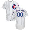 Impressive Chicago Cubs Majestic Home Flex Base Authentic Collection Custom Jersey White