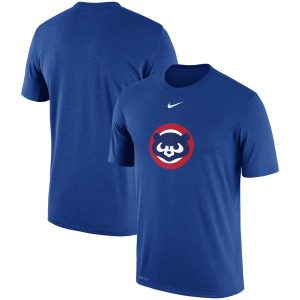 Impressive Chicago Cubs Nike Batting Practice Logo Legend Performance T Shirt Royal