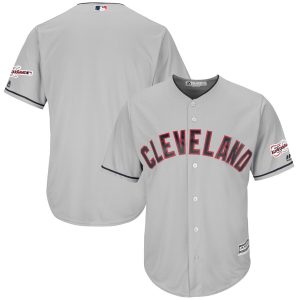 Impressive Cleveland Guardians Blank Majestic Road 2019 All Star Game Patch Cool Base Team Jersey Gray