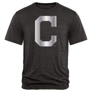 Impressive Cleveland Guardians Fanatics Apparel Platinum Collection Tri Blend T Shirt Black Be among the first buyers Order now to enjoy top notch quality