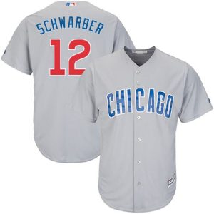 Impressive Cubs #12 Kyle Schwarber Grey Road Stitched Youth MLB Jersey Sports fans this is your chance Order soon to be part of the action