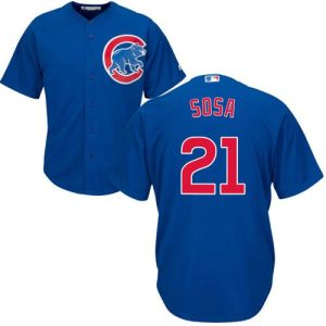 Impressive Cubs #21 Sammy Sosa Blue Alternate Stitched Youth MLB Jersey Collectors this is a must have Add it to your collection by ordering