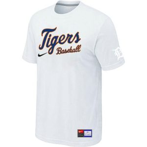 Impressive Detroit Tigers Nike Short Sleeve Practice MLB T Shirt White