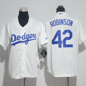 Impressive Dodgers #42 Jackie Robinson White Cool Base Stitched Youth MLB Jersey Retailers boost your inventory Order now to meet customer demand