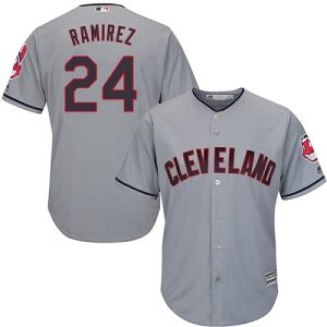 Impressive Guardians #24 Manny Ramirez Grey Road Stitched Youth MLB Jersey For a short time available Grab yours quickly to own a team jersey