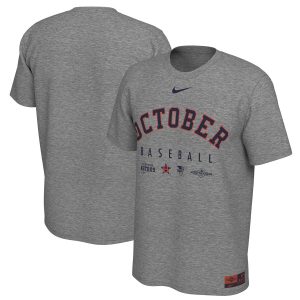Impressive Houston Astros Nike 2019 Postseason Legend October T Shirt Heather Gray
