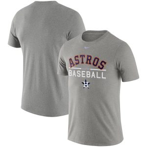 Impressive Houston Astros Nike Practice T Shirt Heathered Gray