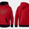 Impressive Los Angeles Angels Pullover Hoodie Red & Black