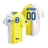 Impressive Los Angeles Dodgers Custom White Yellow 2022 MLB All Star Celebrity Softball Game Jersey