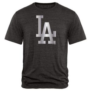 Impressive Los Angeles Dodgers Fanatics Apparel Platinum Collection Tri Blend T Shirt Black