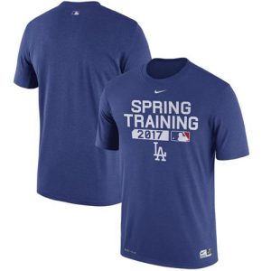 Impressive Los Angeles Dodgers Nike 2017 Spring Training Authentic Collection Legend Team Issue Performance T Shirt Royalg