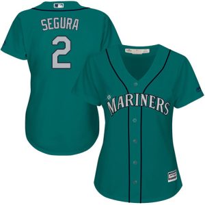 Impressive Mariners #2 Jean Segura Green Alternate Women's Stitched MLB Jersey Be among the first buyers Order now to enjoy top notch quality