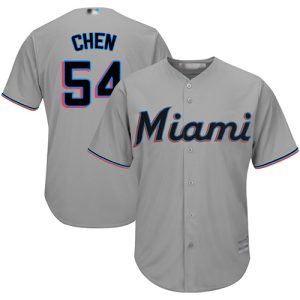 Impressive Marlins #54 Wei Yin Chen Grey Cool Base Stitched Youth MLB Jersey Hurry Exclusive offer Place your order immediately for a great jersey