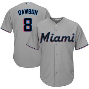 Impressive Marlins #8 Andre Dawson Grey Cool Base Stitched Youth MLB Jersey Be among the first buyers Order now to enjoy top notch quality