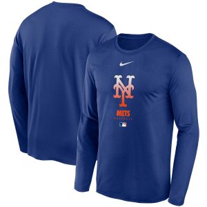 Impressive Men's New York Mets Nike Royal Authentic Collection Legend Performance Long Sleeve T Shirt Limited stock Order now to show your love for your team
