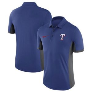 Impressive Men's Texas Rangers Nike Royal Franchise Polo