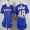 Impressive Mets #48 Jacob deGrom Blue(Grey NO.) Alternate Road Women's Stitched MLB Jersey Hurry Exclusive offer Place your order immediately for a great jersey