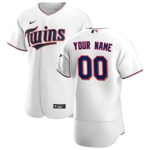 Impressive Minnesota Twins Custom Men's Nike White Home 2020 Authentic Player MLB Jersey