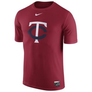 Impressive Minnesota Twins Nike Authentic Collection Legend Logo 1.5 Performance T Shirt Red