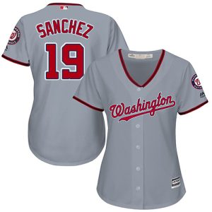 Impressive Nationals #19 Anibal Sanchez Grey Road Women's Stitched MLB Jersey For a short time available Grab yours quickly to own a team jersey