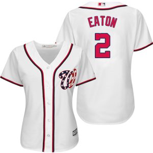 Impressive Nationals #2 Adam Eaton White Home Women's Stitched MLB Jersey With high demand Don't miss out Order now to wear your team colors