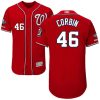 Impressive Nationals #46 Patrick Corbin Red Flexbase Authentic Collection 2019 World Series Champions Stitched MLB Jersey