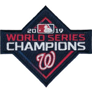Impressive Nationals Majestic 2019 World Series Champions Home Cool Base Patch