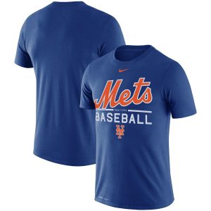 Impressive New York Mets Nike Wordmark Practice Performance T Shirt Royal