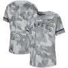 Impressive New York Yankees Nike Camo Jersey Gray