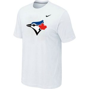 Impressive Nike Toronto Blue Jays Authentic Logo T Shirt White