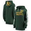Impressive Oakland Athletics G III 4Her by Carl Banks Women's Extra Innings Pullover Hoodie Green