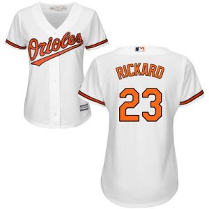 Impressive Orioles #23 Joey Rickard White Home Women's Stitched MLB Jersey Sports fans this is your chance Order soon to be part of the action