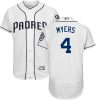 Impressive Padres #4 Wil Myers White Flexbase Authentic Collection Stitched MLB Jersey