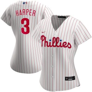 Impressive Philadelphia Phillies #3 Bryce Harper Nike Women's Home 2020 MLB Player Jersey White Hurry Exclusive offer Place your order immediately for a great jersey