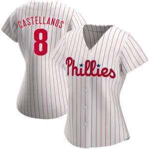Impressive Philadelphia Phillies #8 Nick Castellanos Nike Women's Home 2020 MLB Player Jersey   White Be among the first buyers Order now to enjoy top notch quality